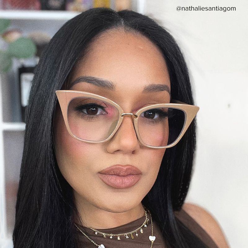 Chandrikar Cateye Mocha Frame Glasses | ZEELOOL Canada4
