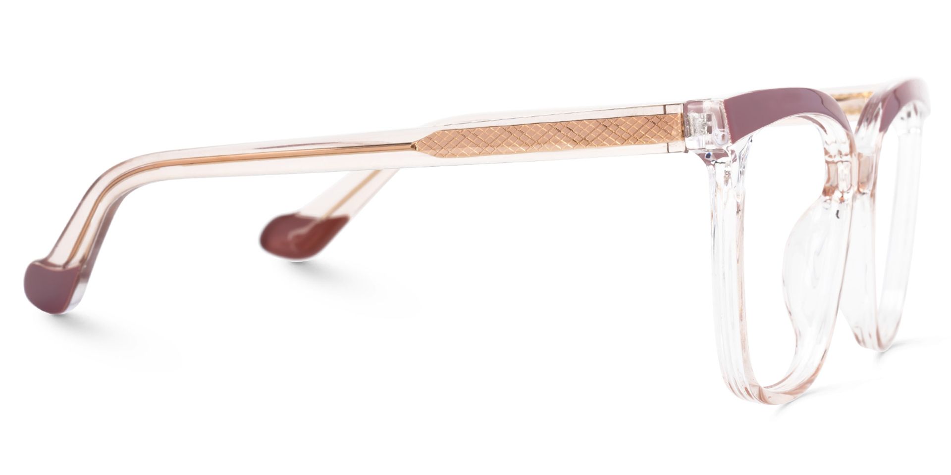 Square Tawana Purple Glasses deals -Zeelool Glasses2