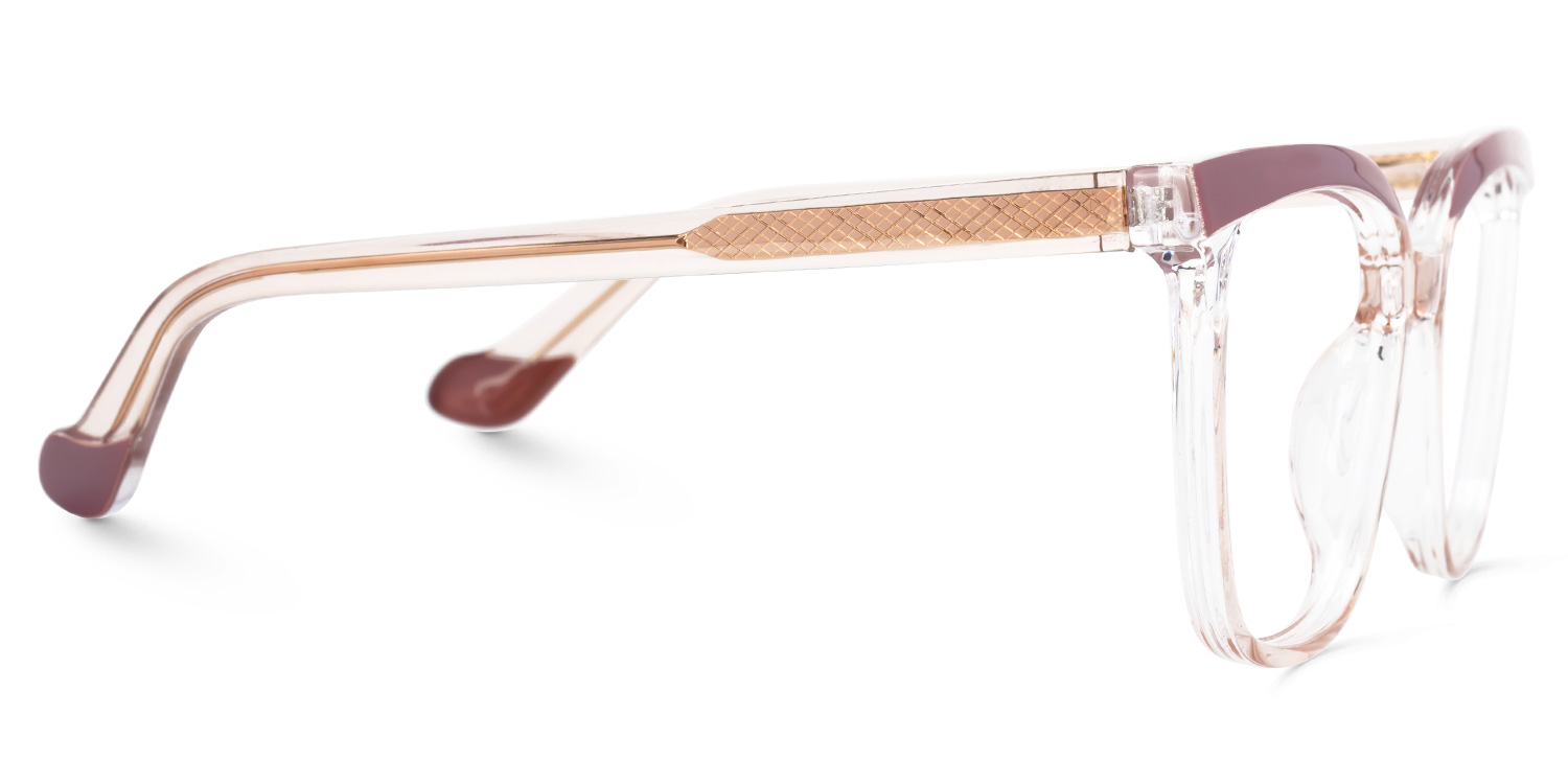 Tawana Square Purple Glasses2