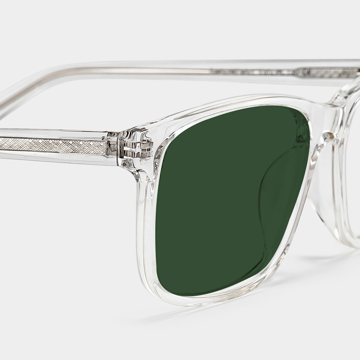 Rectangle Clear Glasses | Zeelool Glasses4