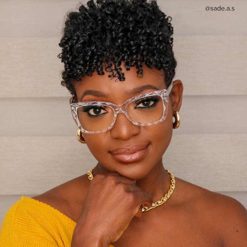 Edna Cateye Crystal Glasses