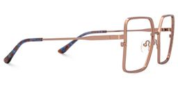 Toure Square Rose-Gold Glasses2