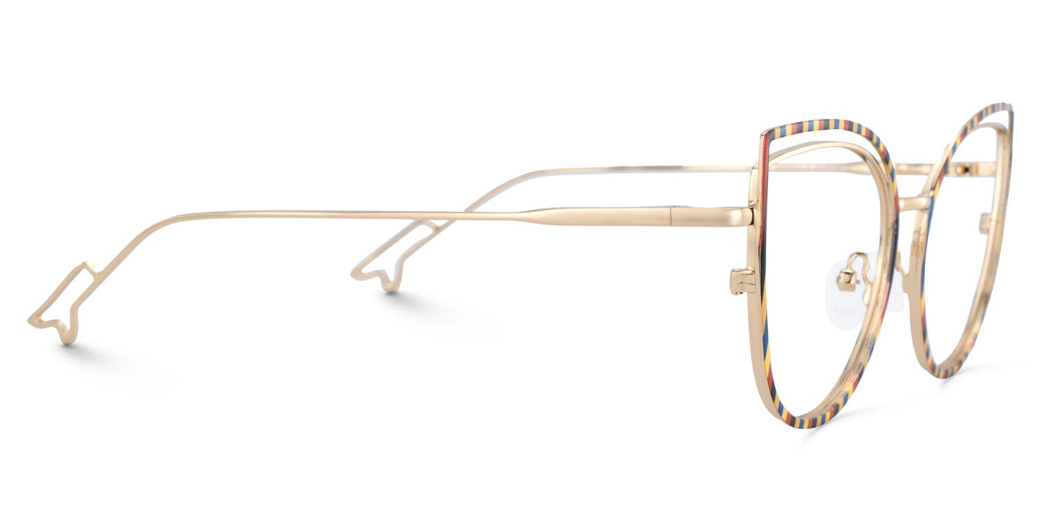 Spivey Cateye Metal Full Frame Eyeglasses | ZEELOOL Canada4