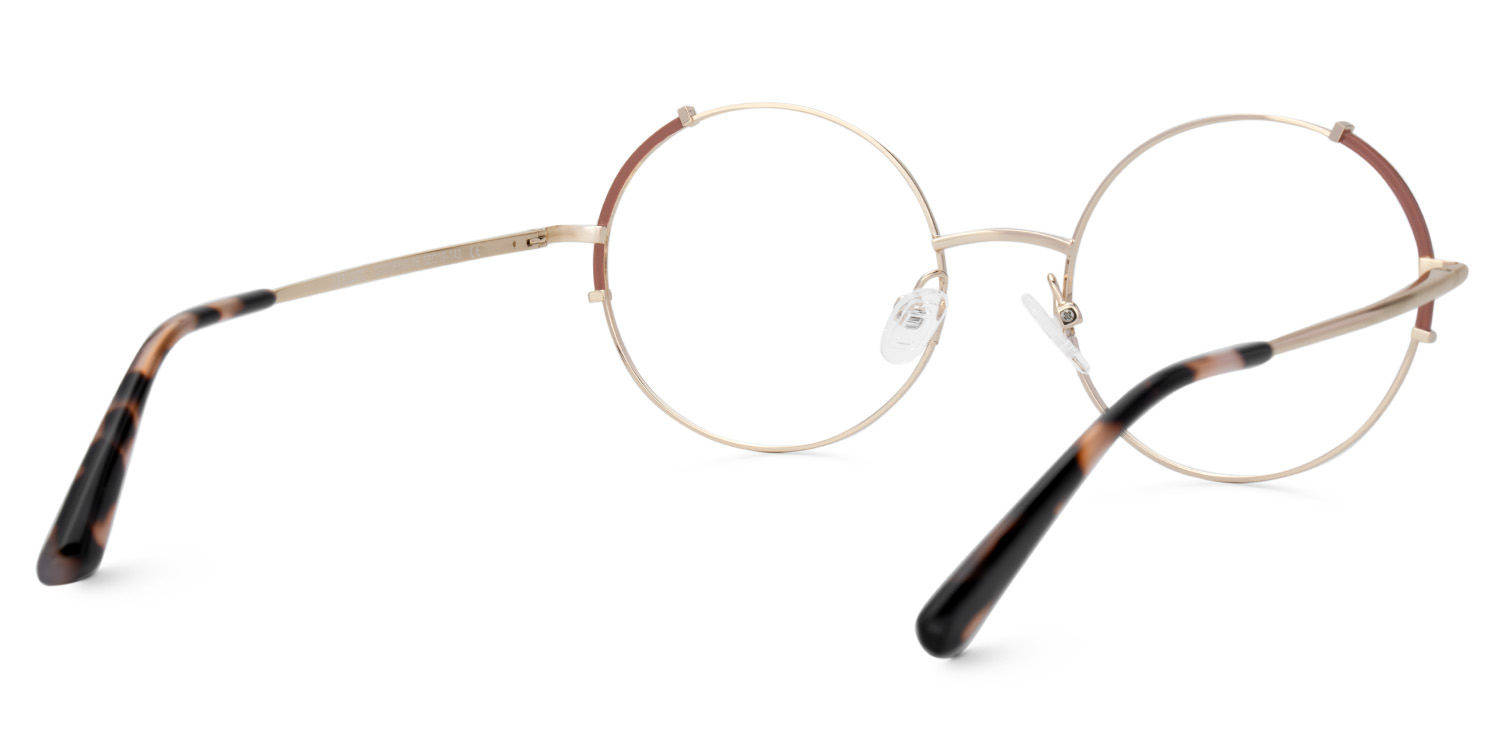 Rindy Round Brown Glasses3