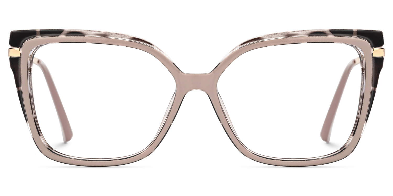 Chrisett Two-Tone Square Designer Eyeglasses0