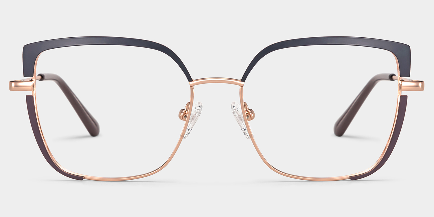Grasso Square Two-Tone Glasses0
