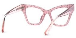 Ansyah Pink Leopard Cat eye Glasses4