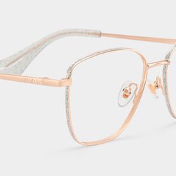 Skyler Square Rose Gold Glasses4