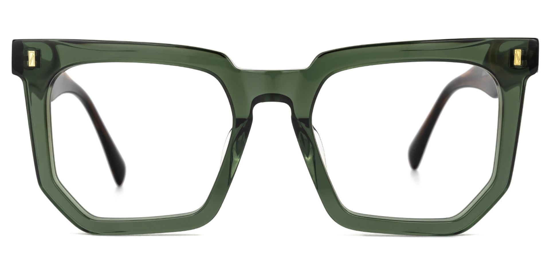 Destiny Square Green Glasses0