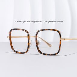 Ozzy Tortoise Square Glasses0