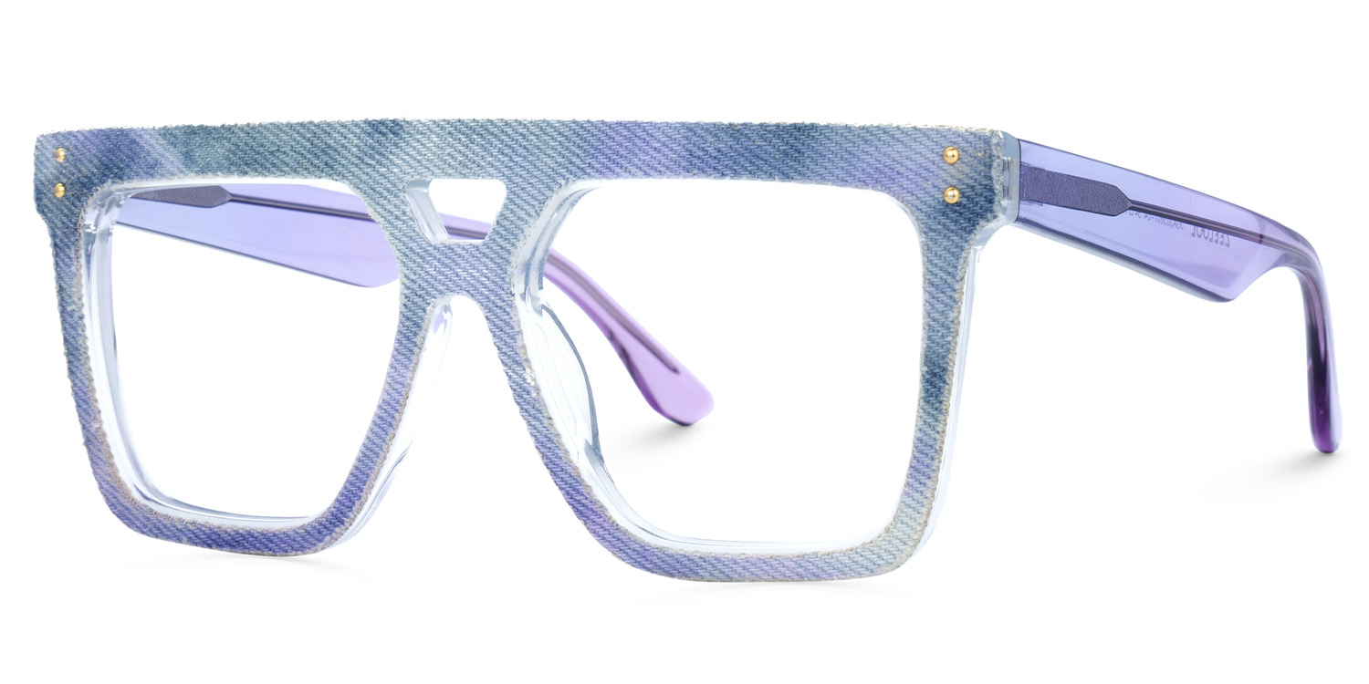 Rubin Square Blue Purple Glasses1