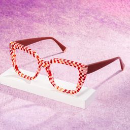Cardozo Square Red Glasses0