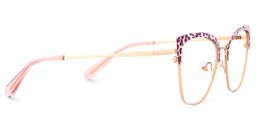 Harley Browline Pink Leopard Glasses4