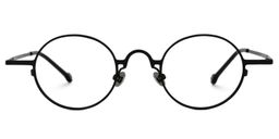 Yeimi Round Black Glasses0