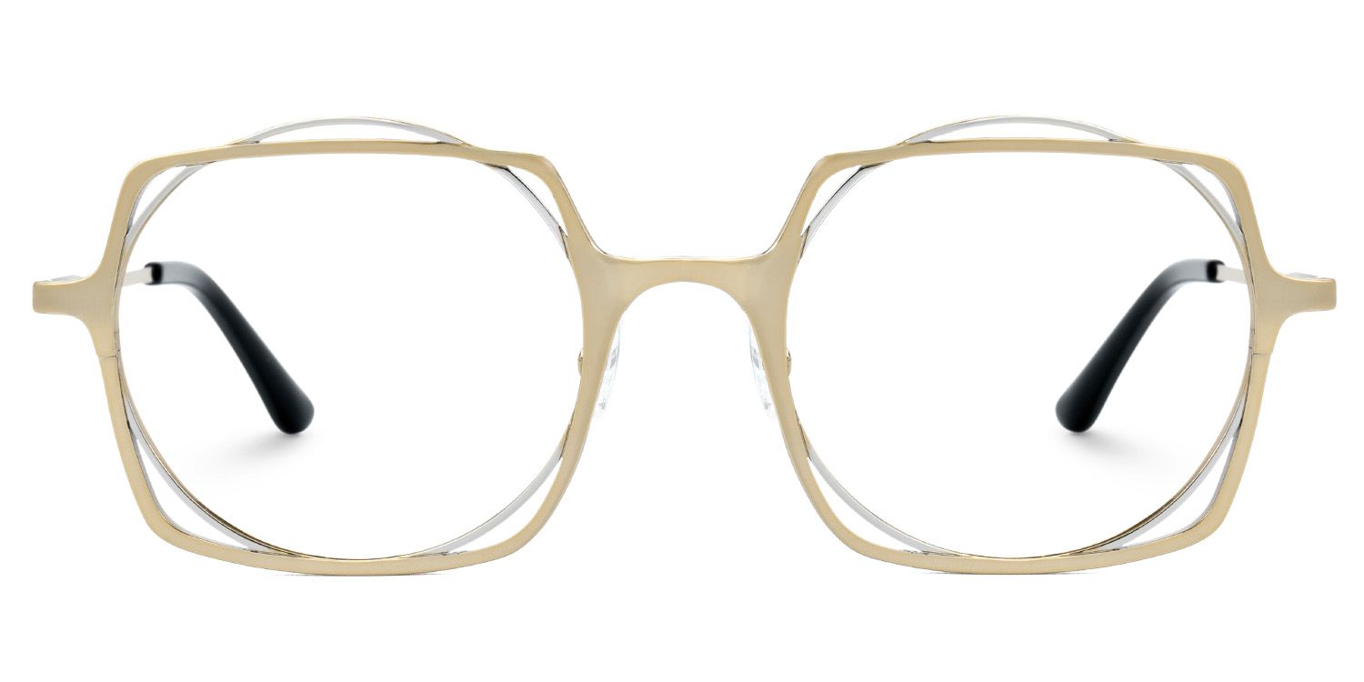 Modebe18k Gold Glasses in Square Full-Frame  | ZEELOOL Canada0