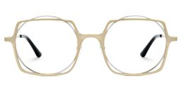 Modebe Square Gold Glasses0