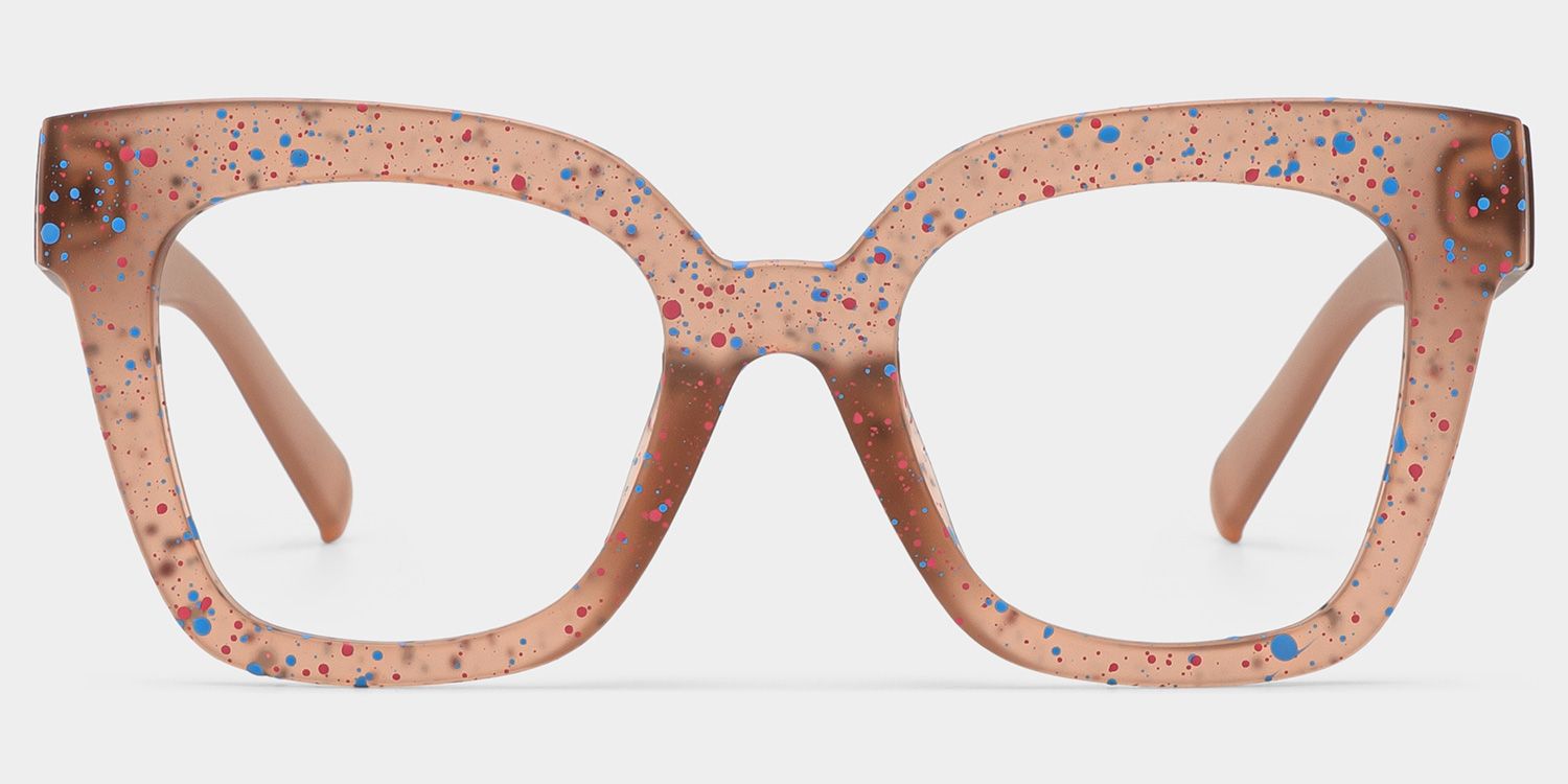 Malcolm Square Red Polka Dot Frame Gglasses | ZEELOOL Canada