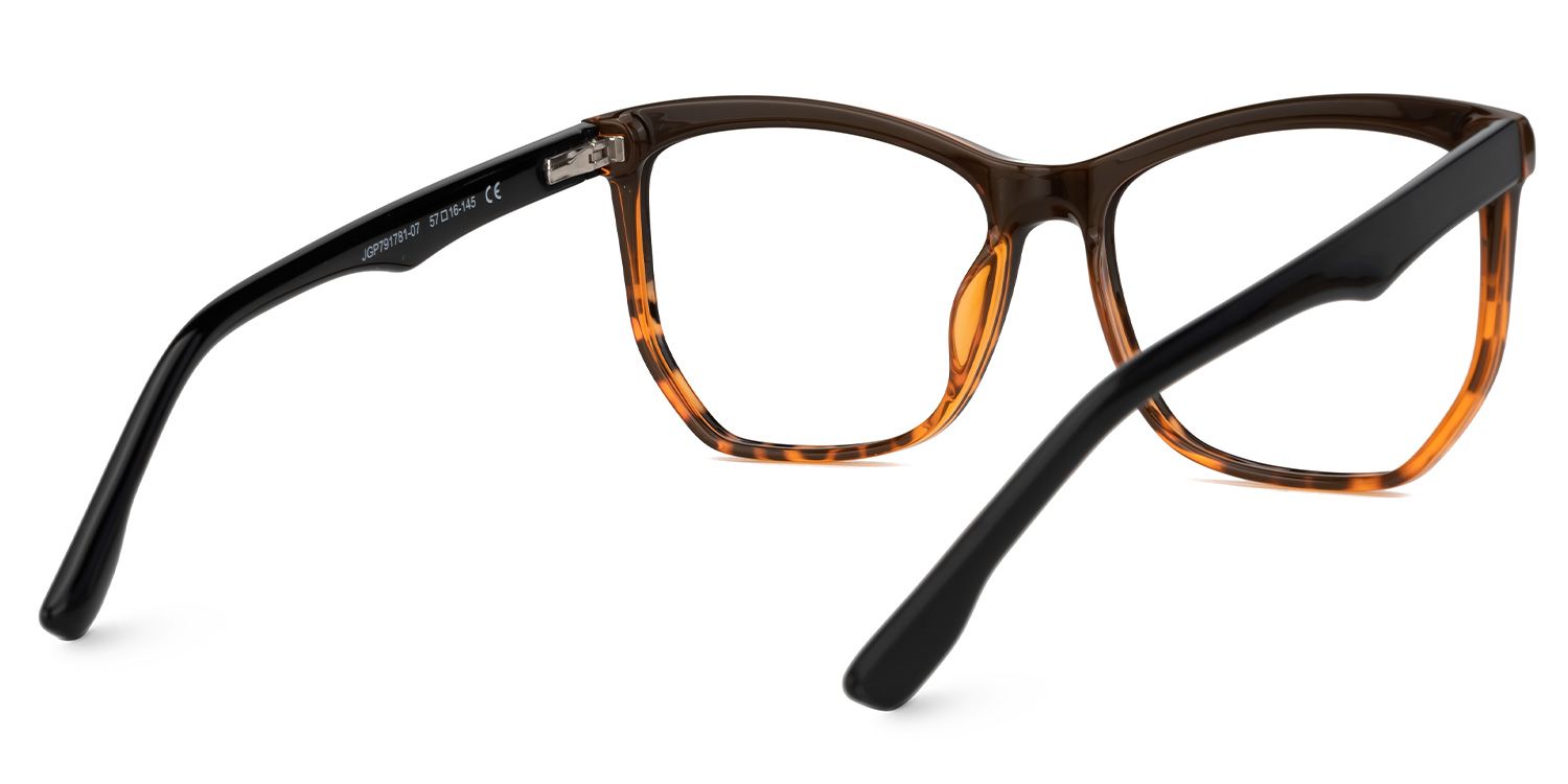 Geometric Libby Two-Tone Glasses deals -Zeelool Glasses3
