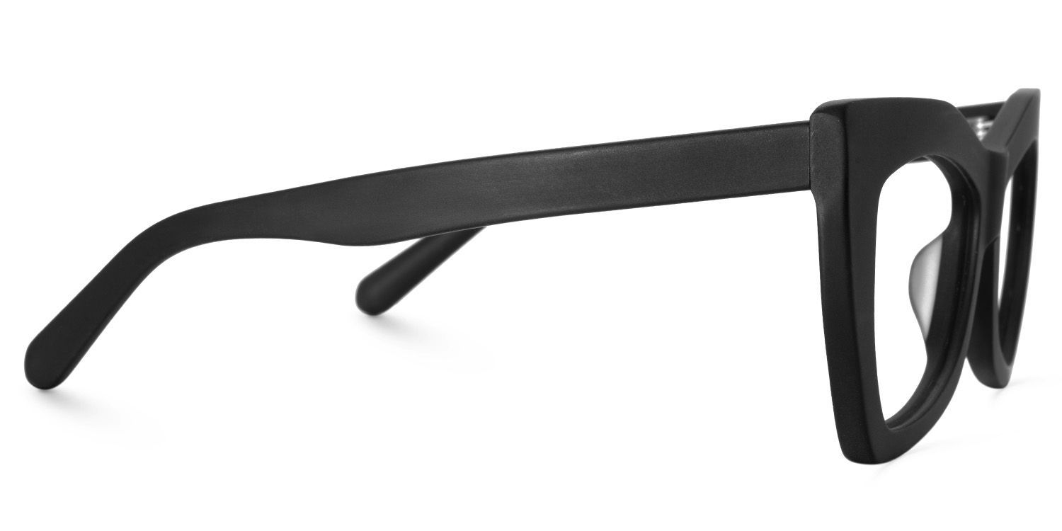 Bernita Geometric Black Glasses | ZEELOOL Canada2