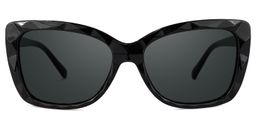 Wendell Cateye Black Glasses0