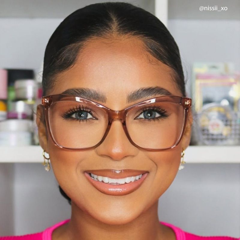 Isaebella Butterfly Beige Frame Glasses | Zeelool9