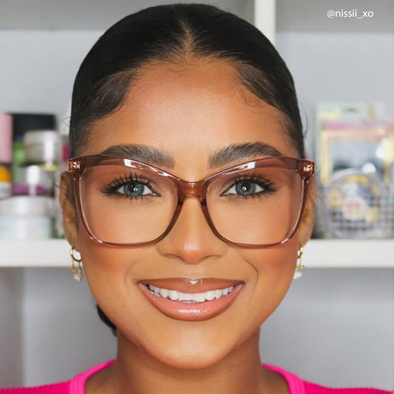 Isaebella Butterfly Beige Glasses9