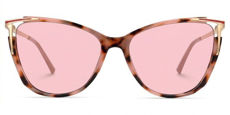 Yomary Cateye Pink-Tortoise Glasses