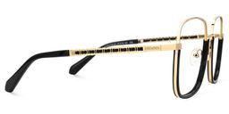 Perfecta Square Black Glasses2