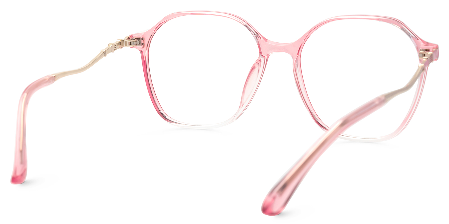 Lekesha Geometric Pink Glasses3