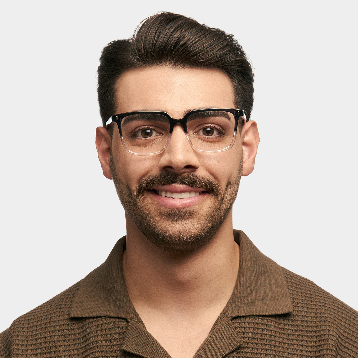 Classy Men's Glasses With Two-Tone Color0