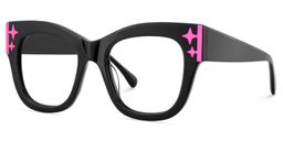Minfia Black Square Glasses4