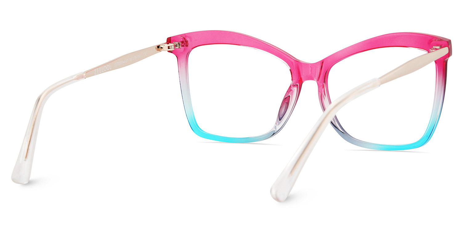 Pink-Blue Color Eyeglasses for Isaebella Frame Glasses | ZEELOOL Canada4