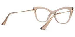 Indira Cat Eye Beige Glasses3