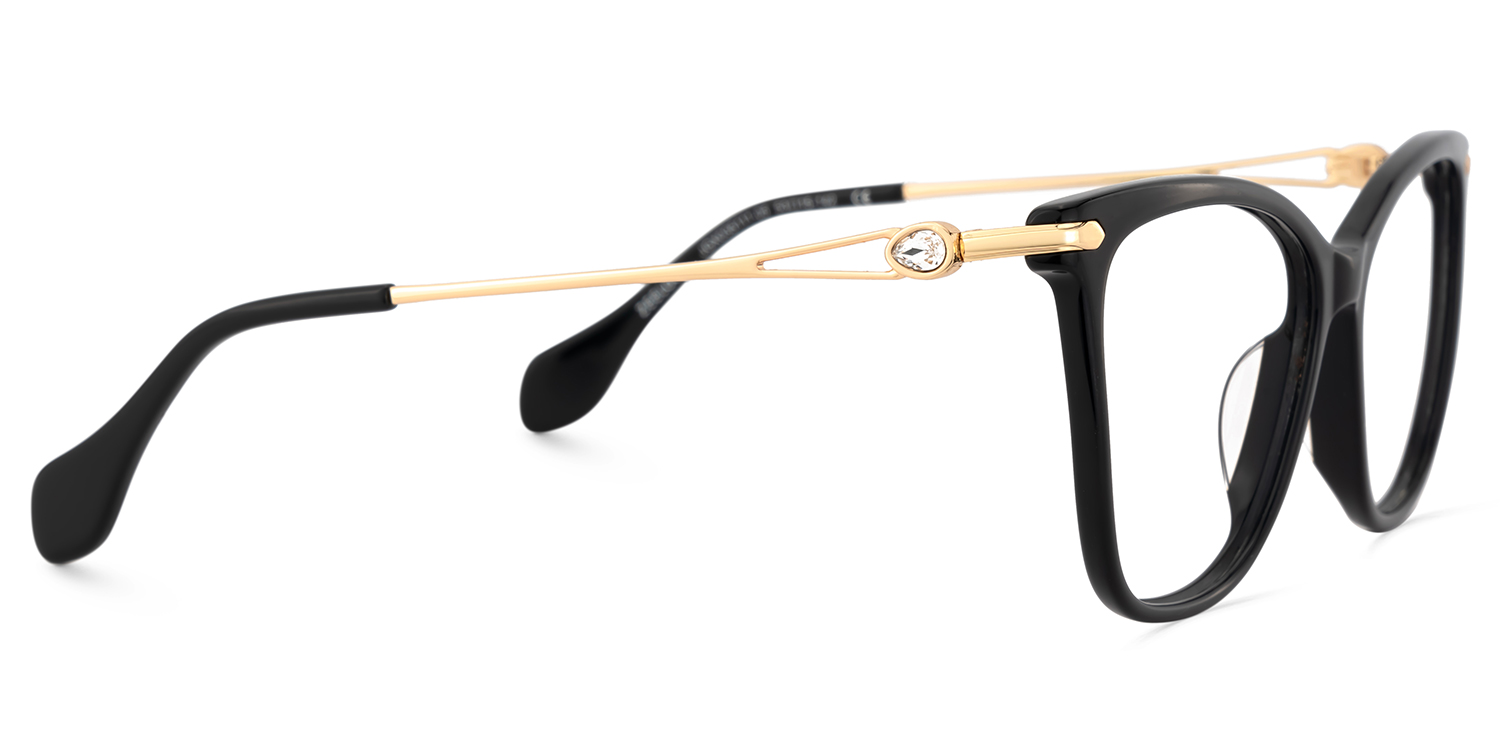 Westley Butterfly Black Glasses4