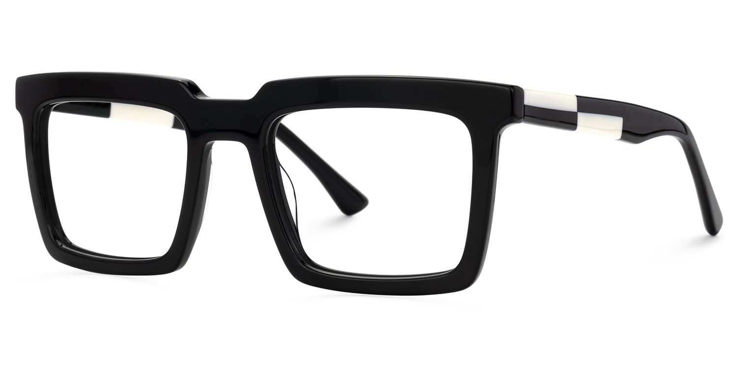 Leblanc Square Black Fashion Glasses For Men | ZEELOOL Canada2