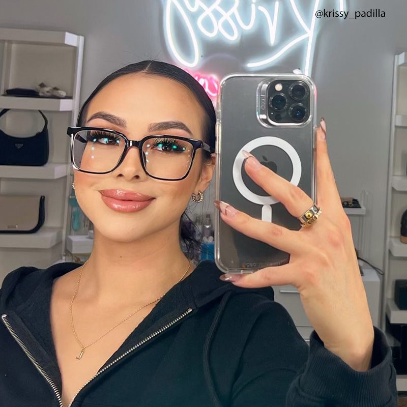 Contreras Square Black Glasses | ZEELOOL Canada5