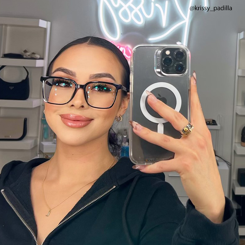 Contreras Square Black Glasses5