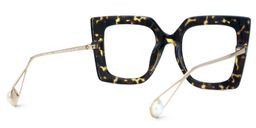 Qatar Square Tortoise-Gold Glasses3