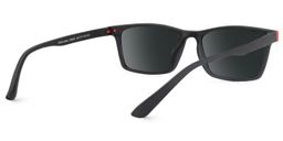 Cheche Rectangle Black Glasses3