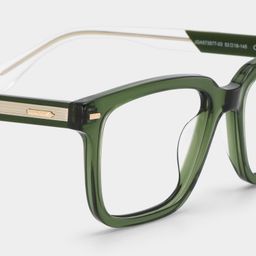 George Rectangle Green Glasses4