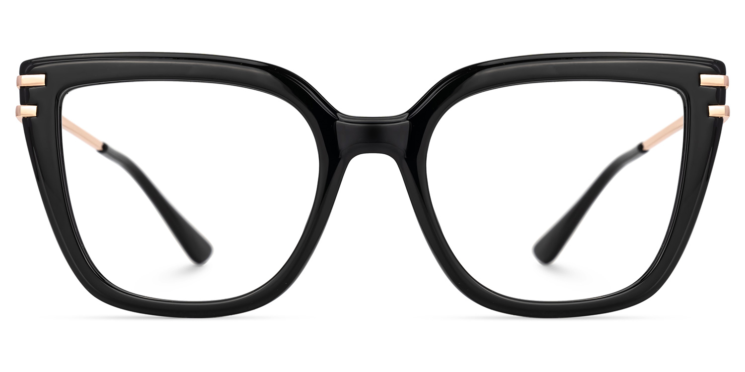 Roxane Square Black Glasses0