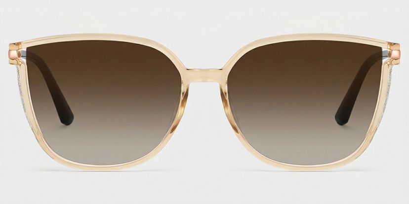 Annalisa Square Beige Glasses
