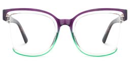 Cadogan Square Purple-Green Glasses1