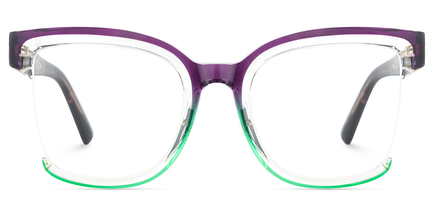 Cadogan Square Purple-Green Glasses1