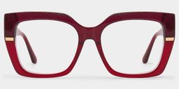 Mavis Square Red Glasses1