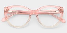 Kiera  Cat-eye Pink Glasses1