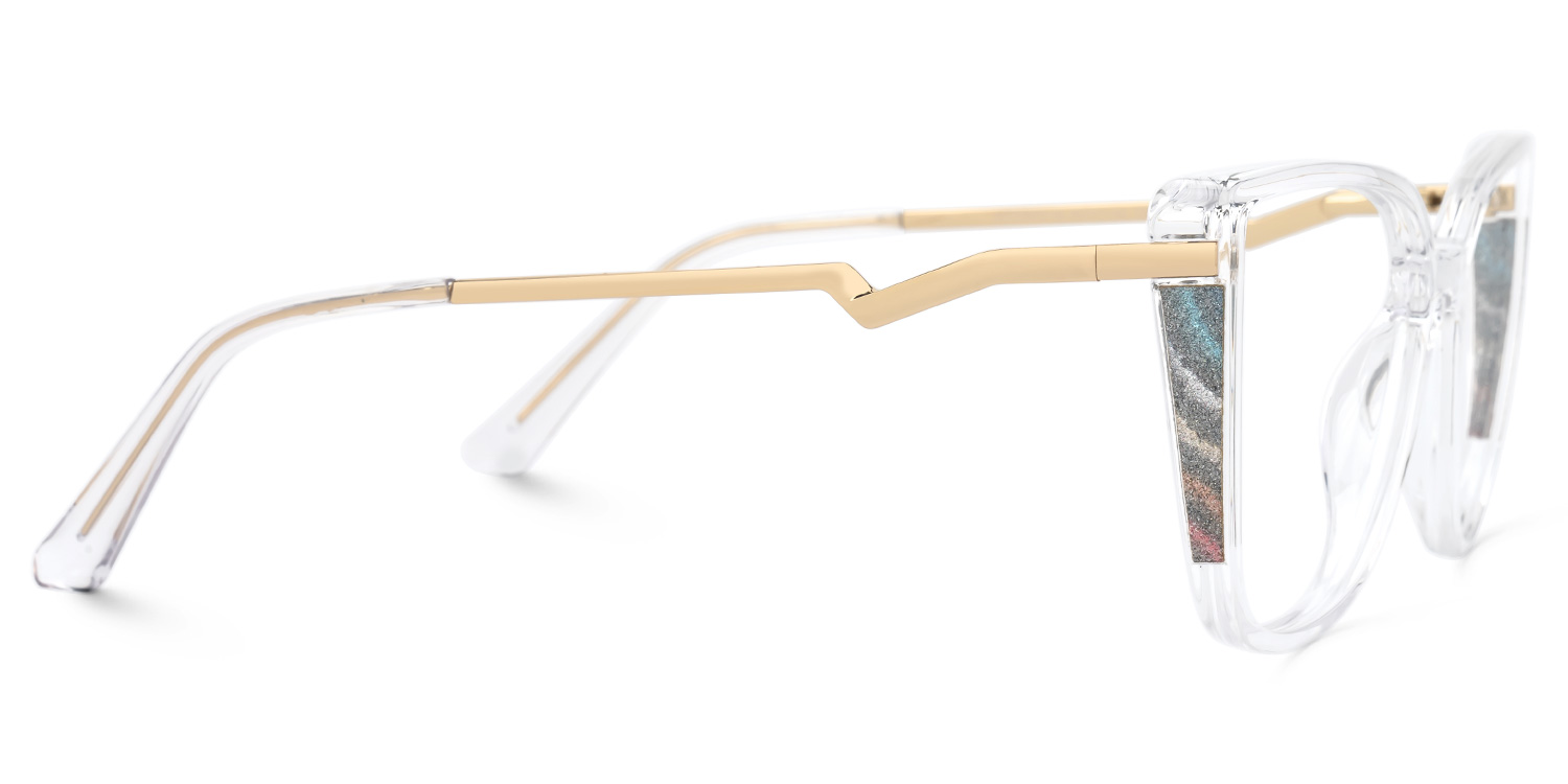 Spring hinges Celisa Eyeglasses, Celisa Black Glasses -Zeelool2