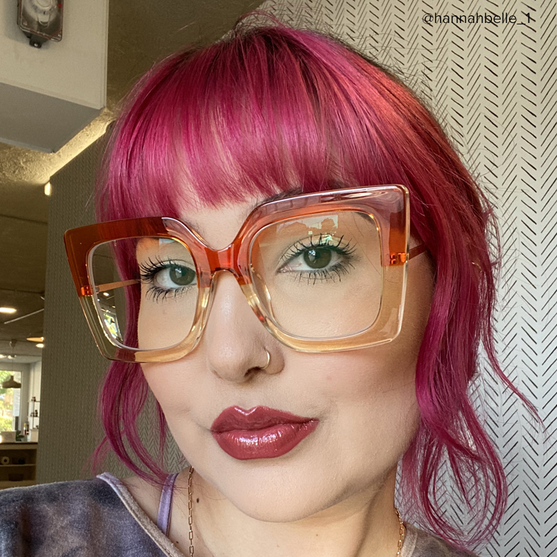 Qatar Square Orange Frame Glasses and Two-Tone Frames10