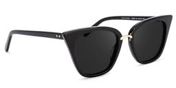 Tallulah Cat Eye Black Sunglasses2