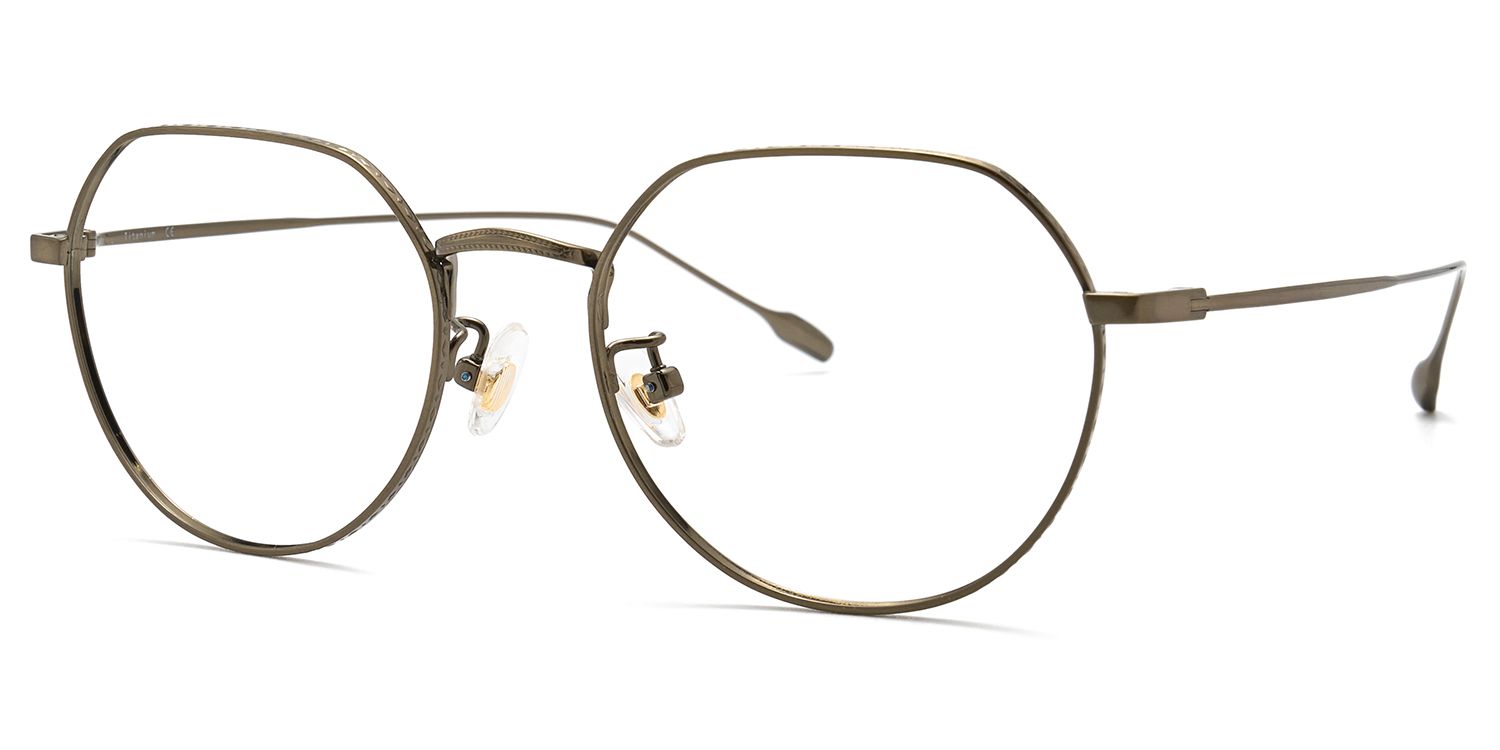 Round Titanium Eyeglasses Frames1